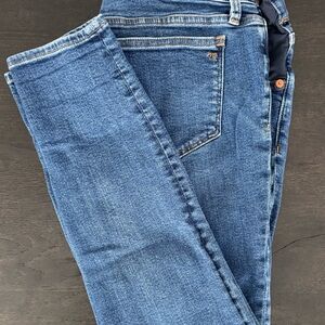 Classic Maternity Blue Denim Jeans